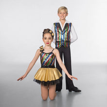 1st Position - Multi Stripe Bow Glitz - Hire Costume