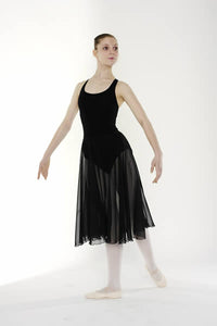 Little Ballerina - RAD Black Chiffon Skirt - Hire Costume