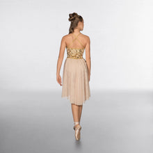 1st Position - Wrap Around Sequin Gold Lyrical Dress - Hire Costume