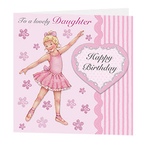 Little Ballerina Greetings Cards